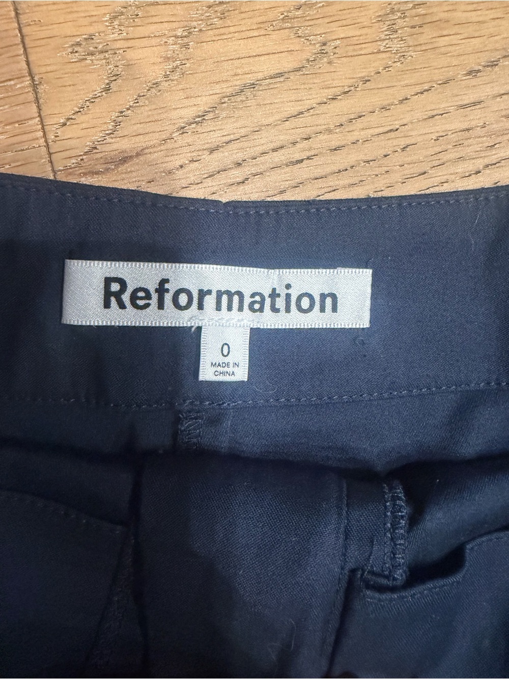 Reformation Women's Navy Shorts